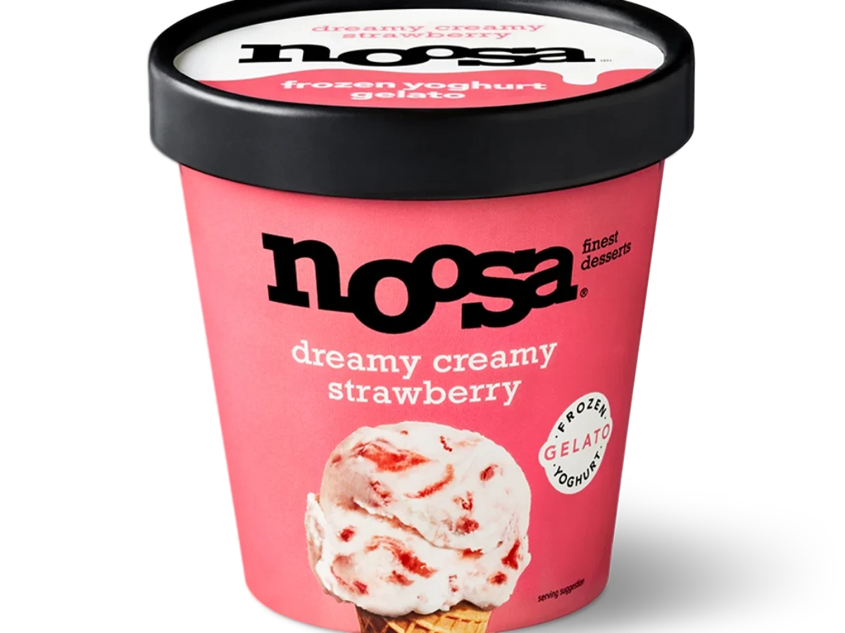 Strawberry Gelato Frozen Yogurt - Noosa Yoghurt