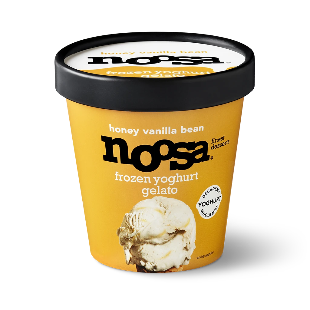 Noosa Honey Vanilla Bean Frozen Yoghurt Gelato