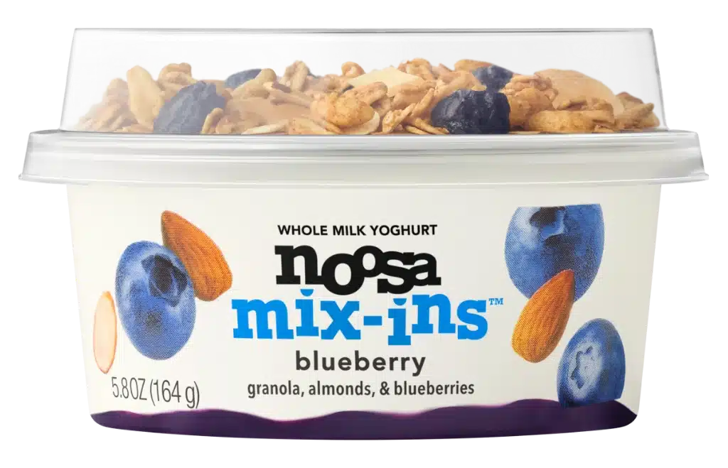 noosa mix-ins blueberry yogurt
