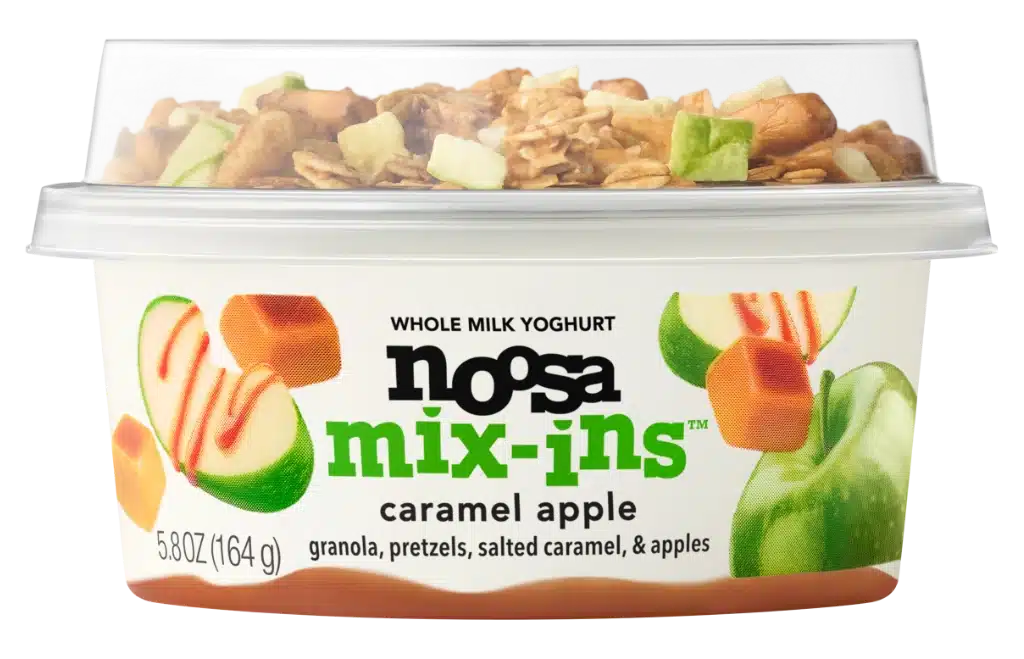 noosa mix-ins caramel apple Yogurt